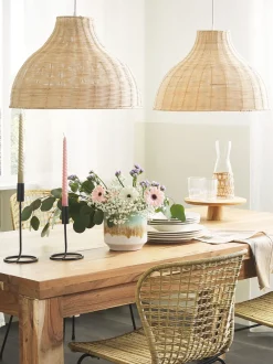 Lampadario MILLIAN Rattan Marrone chiaro