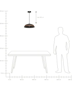 Lampadario MINILLAS Metallo Nero
