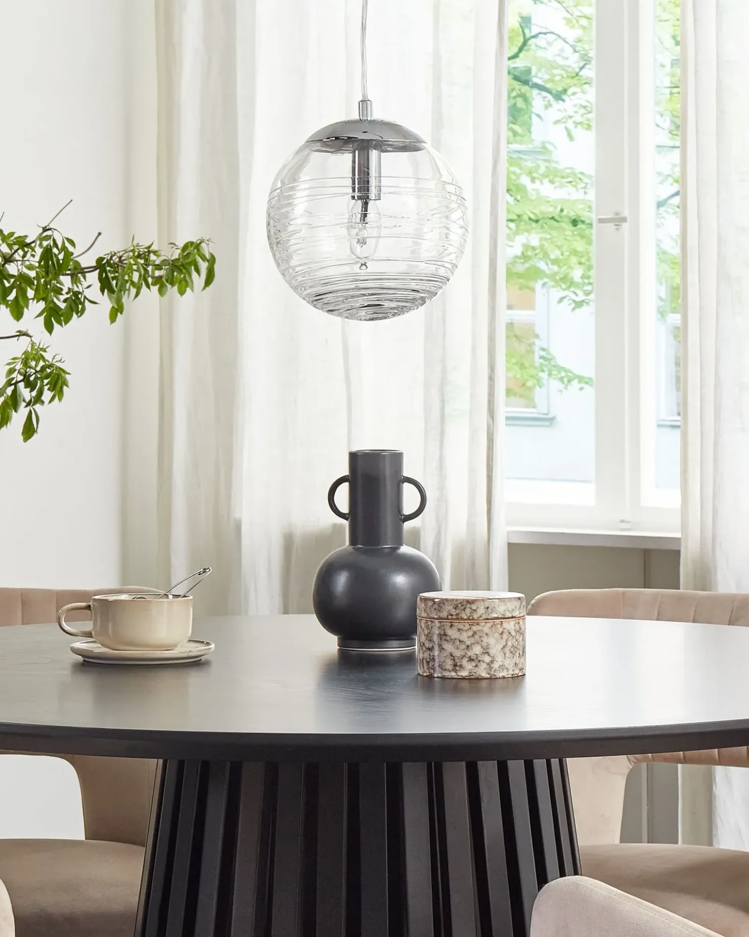 Lampadario MIRNA Vetro Trasparente
