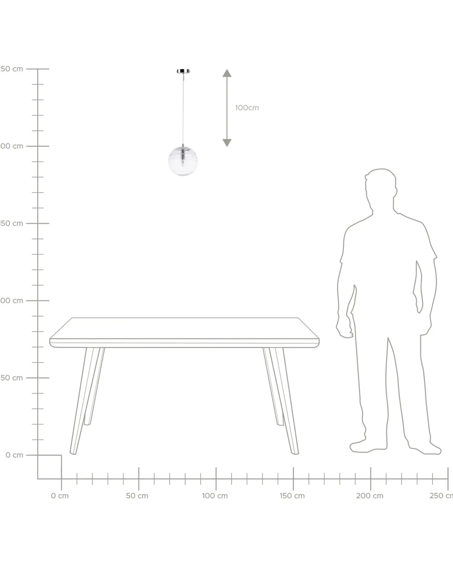Lampadario MIRNA Vetro Trasparente