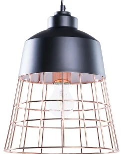 Lampadario MONTE Metallo Nero