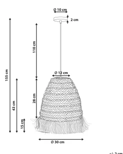 Lampadario MOROVIS Alghe marine Naturale