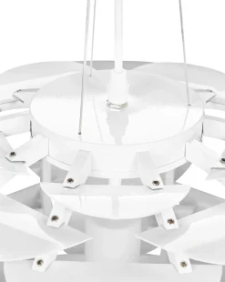 Lampadario MOSELLE Metallo Bianco