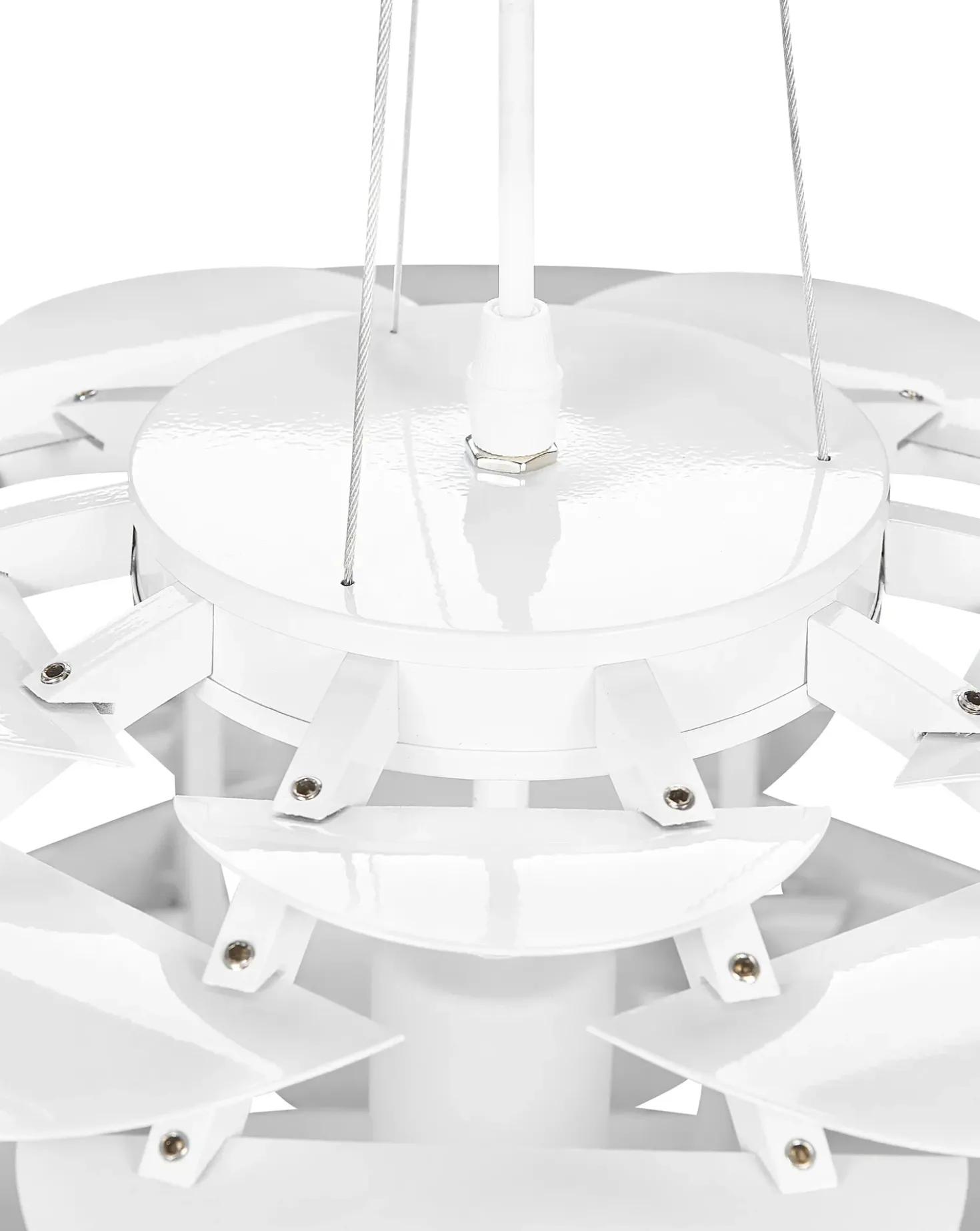 Lampadario MOSELLE Metallo Bianco