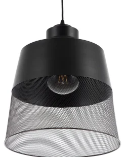 Lampadario MUGA Metallo Nero