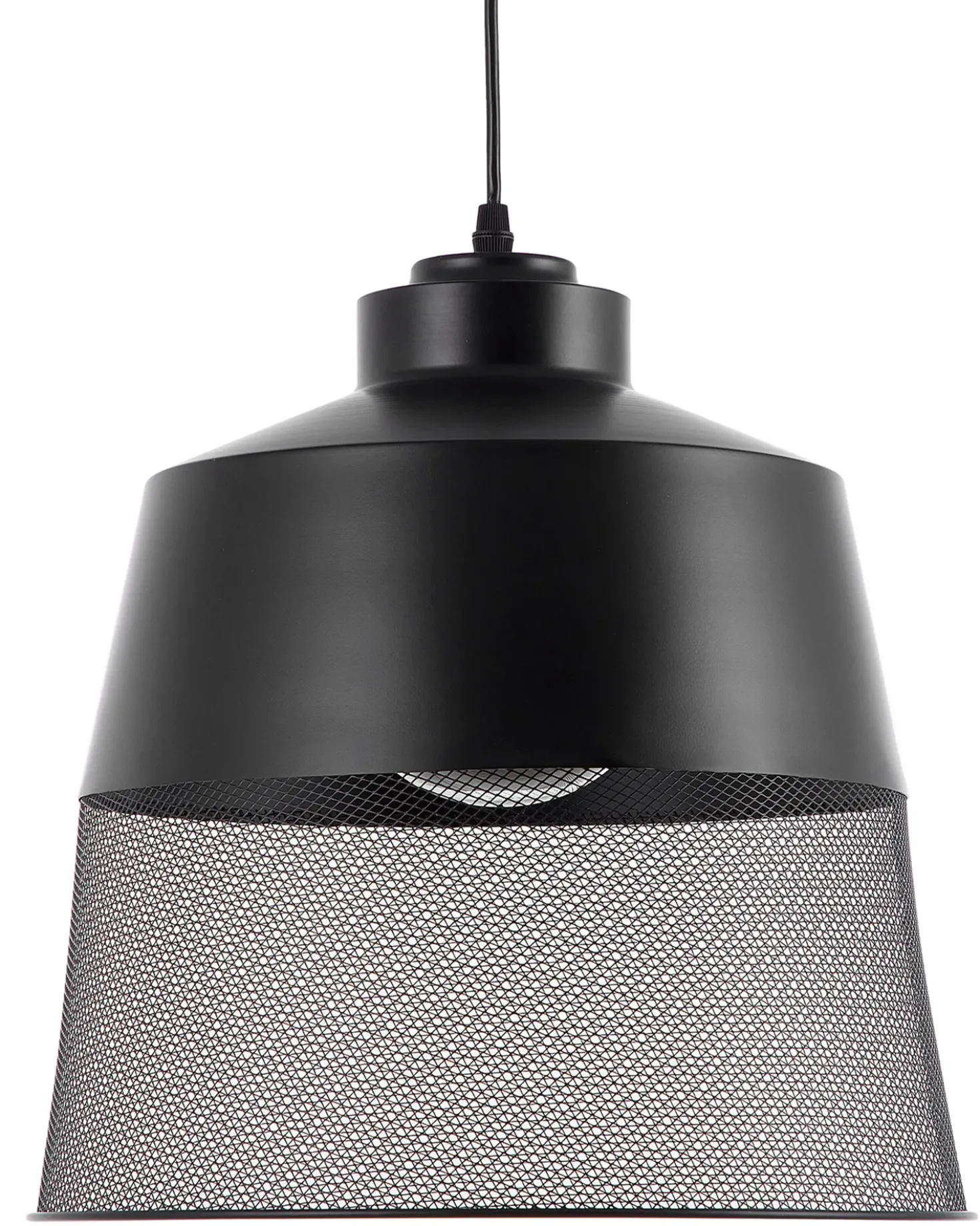 Lampadario MUGA Metallo Nero