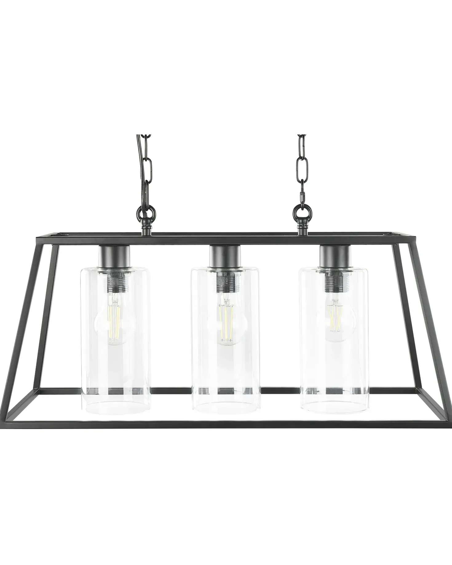 Lampadario MUGER Metallo Nero