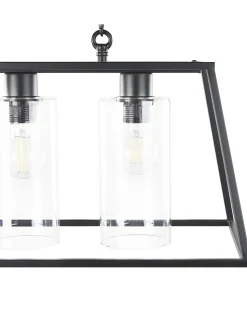 Lampadario MUGER Metallo Nero