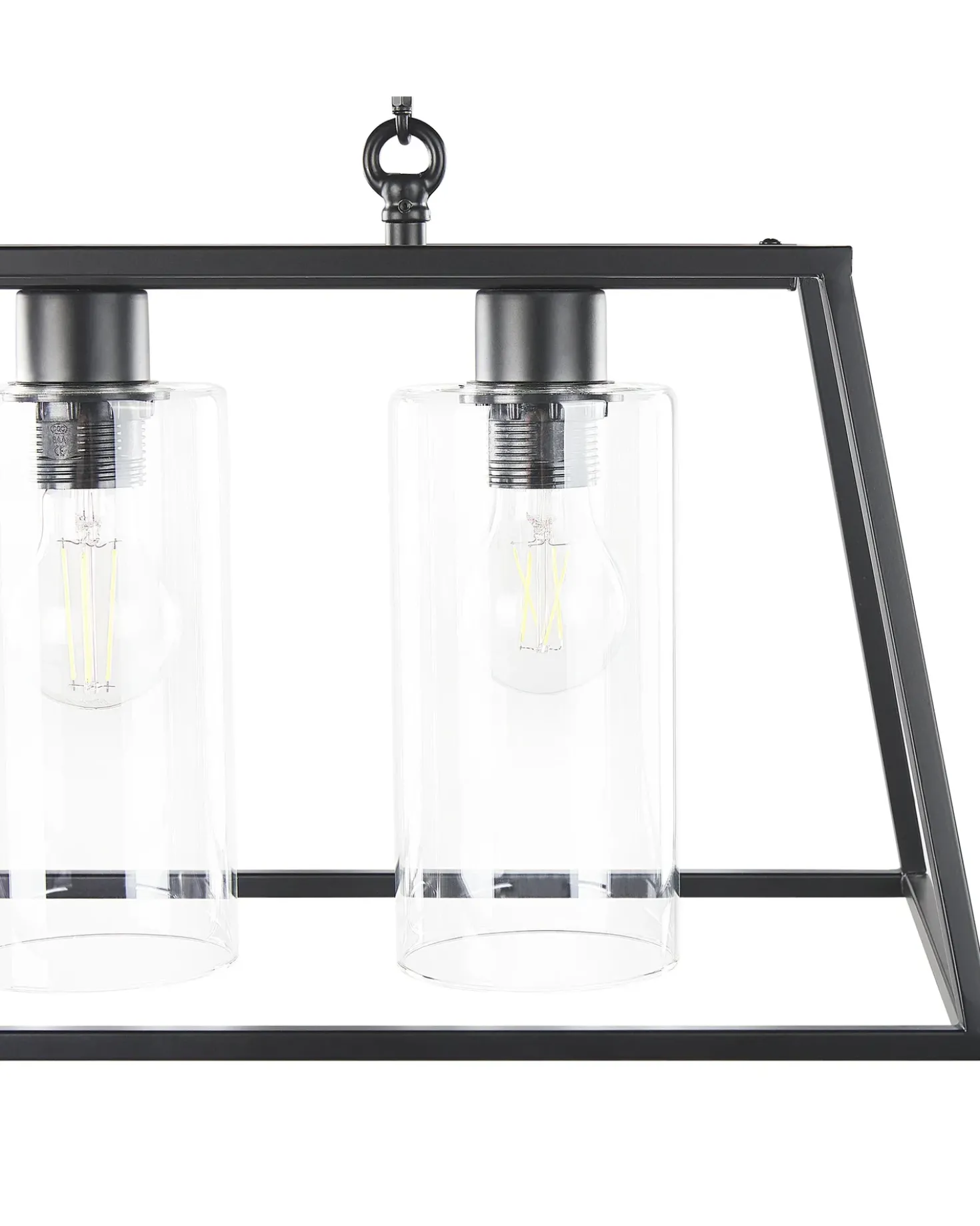 Lampadario MUGER Metallo Nero