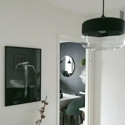 Lampadario MURRAY Vetro Nero