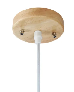 Lampadario MURRELL Legno di pioppo Marrone chiaro