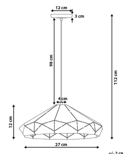 Lampadario NEVOLA Metallo Bianco