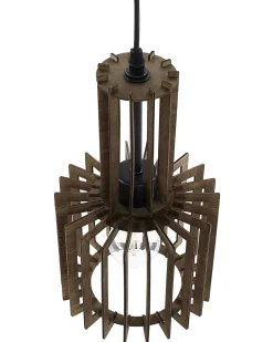 Lampadario NIARI Marrone scuro
