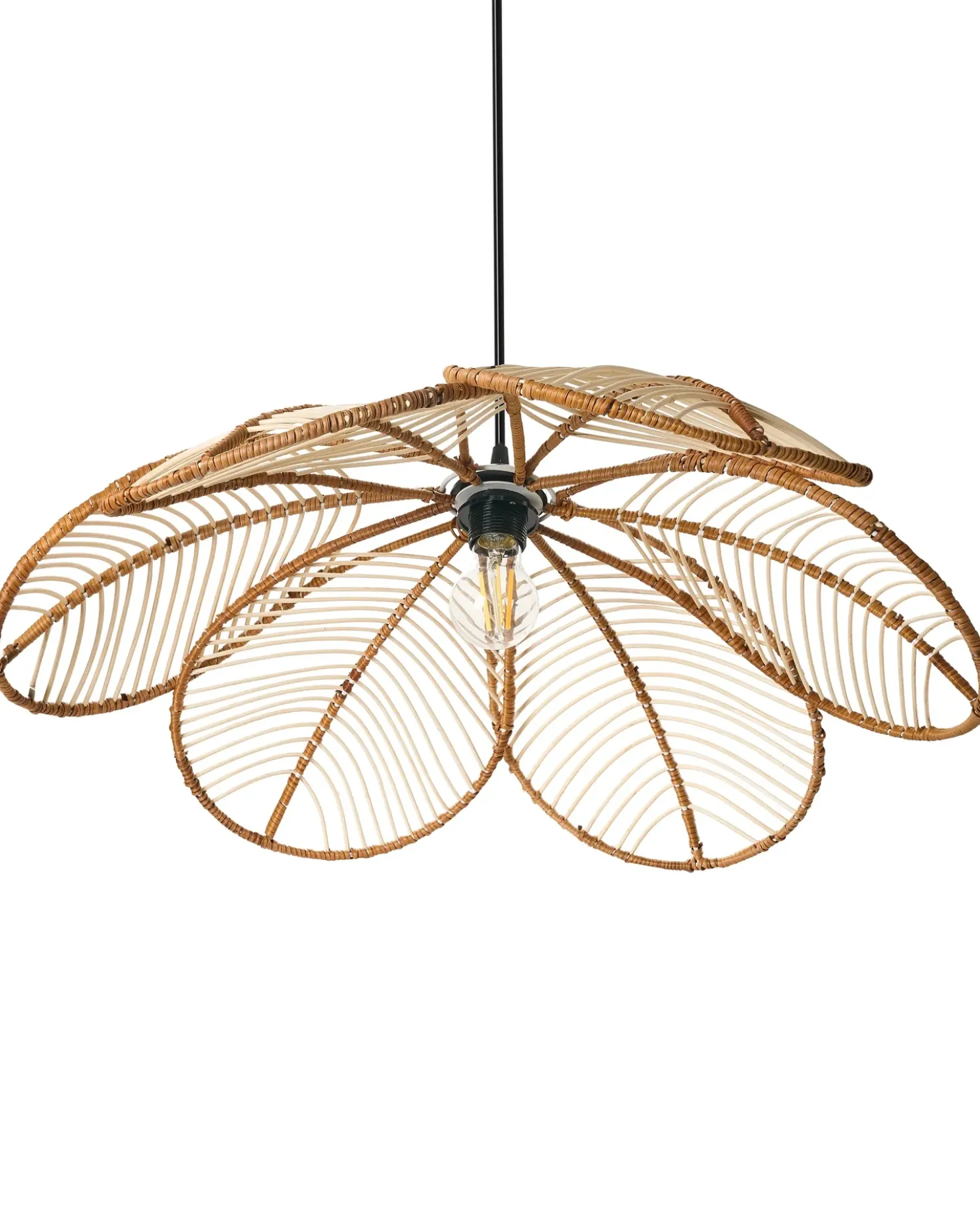 Lampadario NIGUA Rattan Naturale