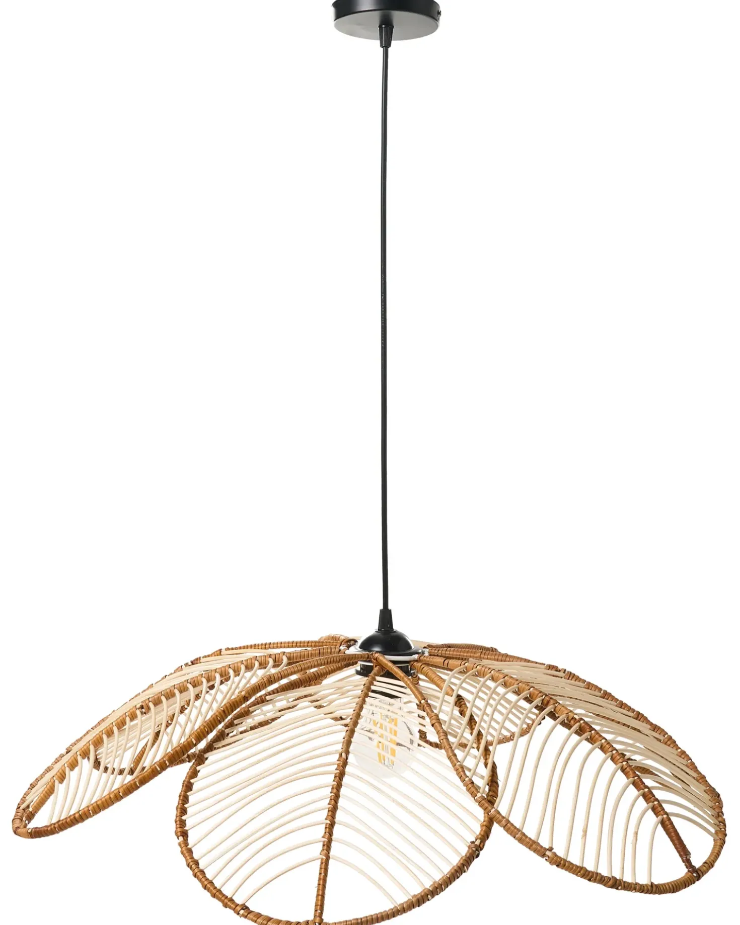 Lampadario NIGUA Rattan Naturale
