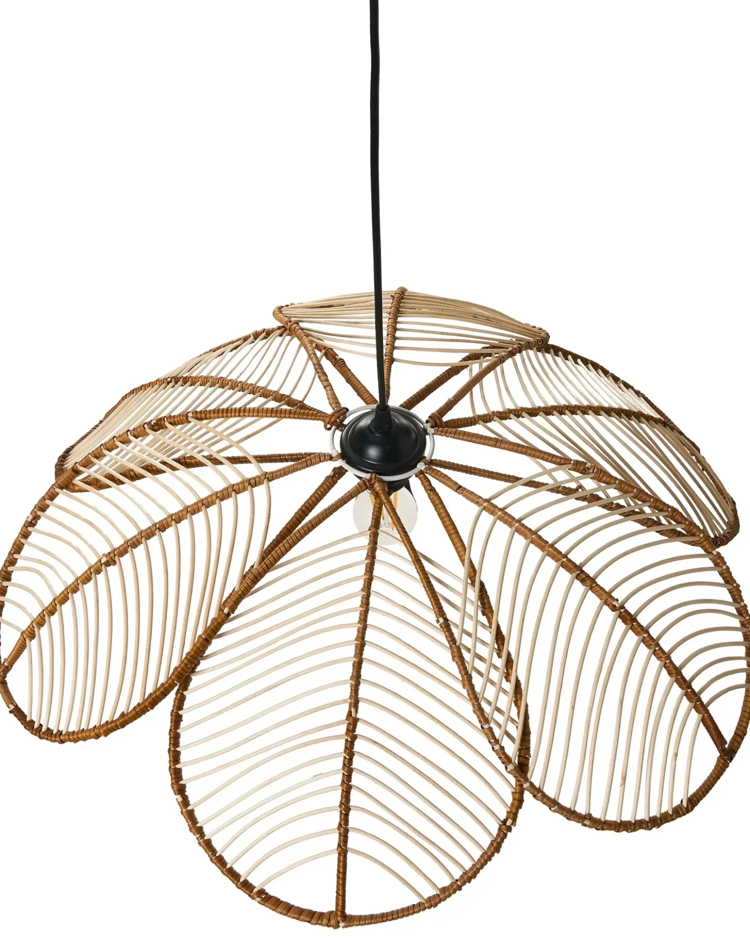 Lampadario NIGUA Rattan Naturale
