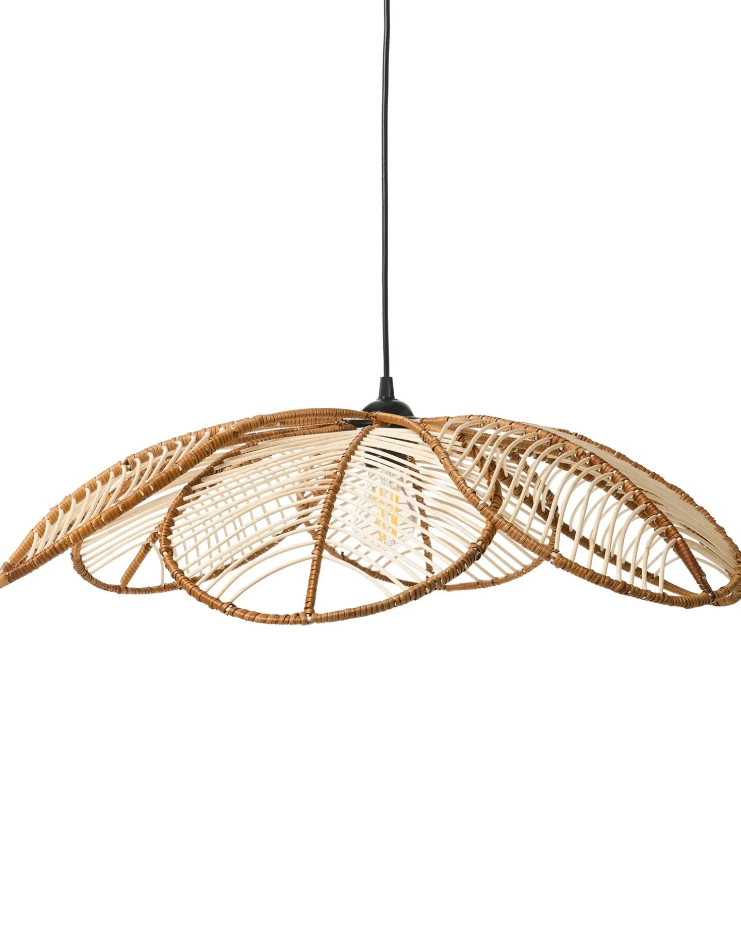 Lampadario NIGUA Rattan Naturale