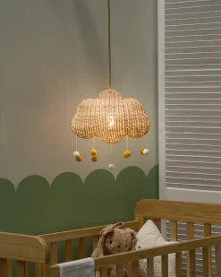 Lampadario Nuvola ONON Rattan Naturale