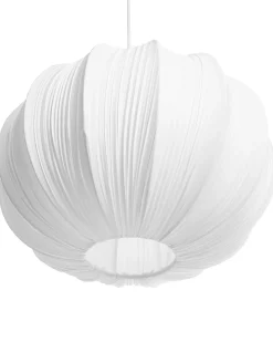 Lampadario OKER Tessuto Bianco