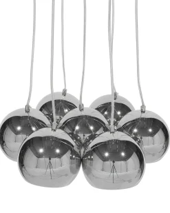 Lampadario OLZA Metallo Argento