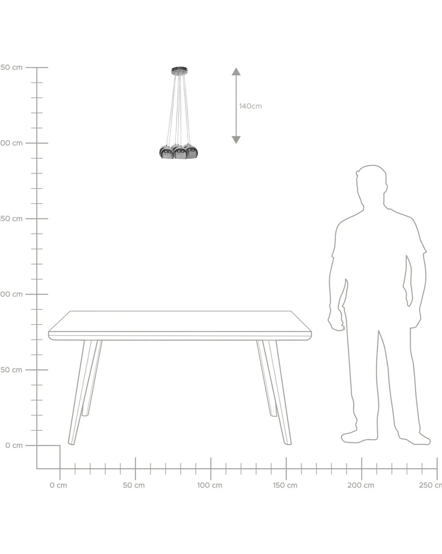 Lampadario OLZA Metallo Argento