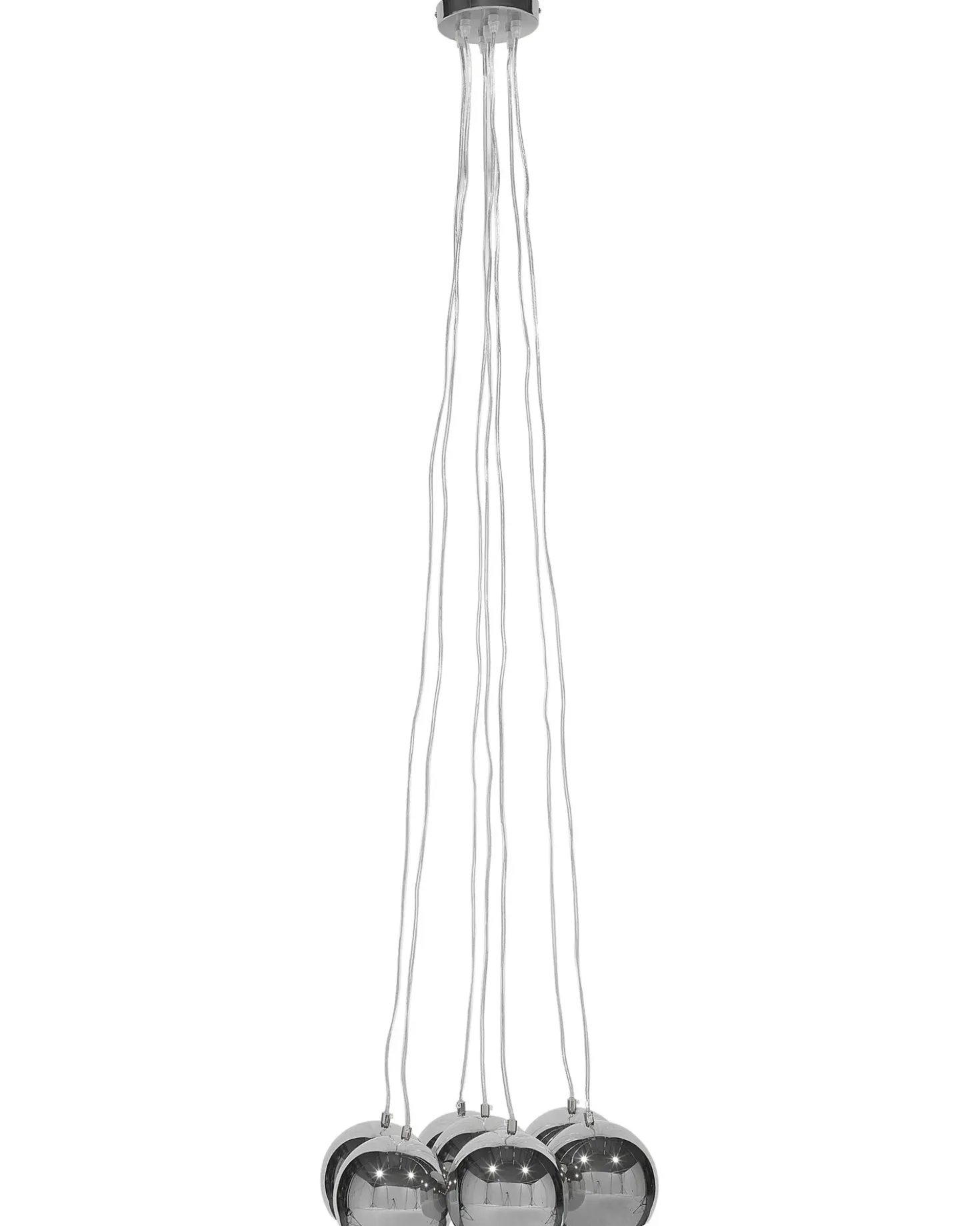 Lampadario OLZA Metallo Argento