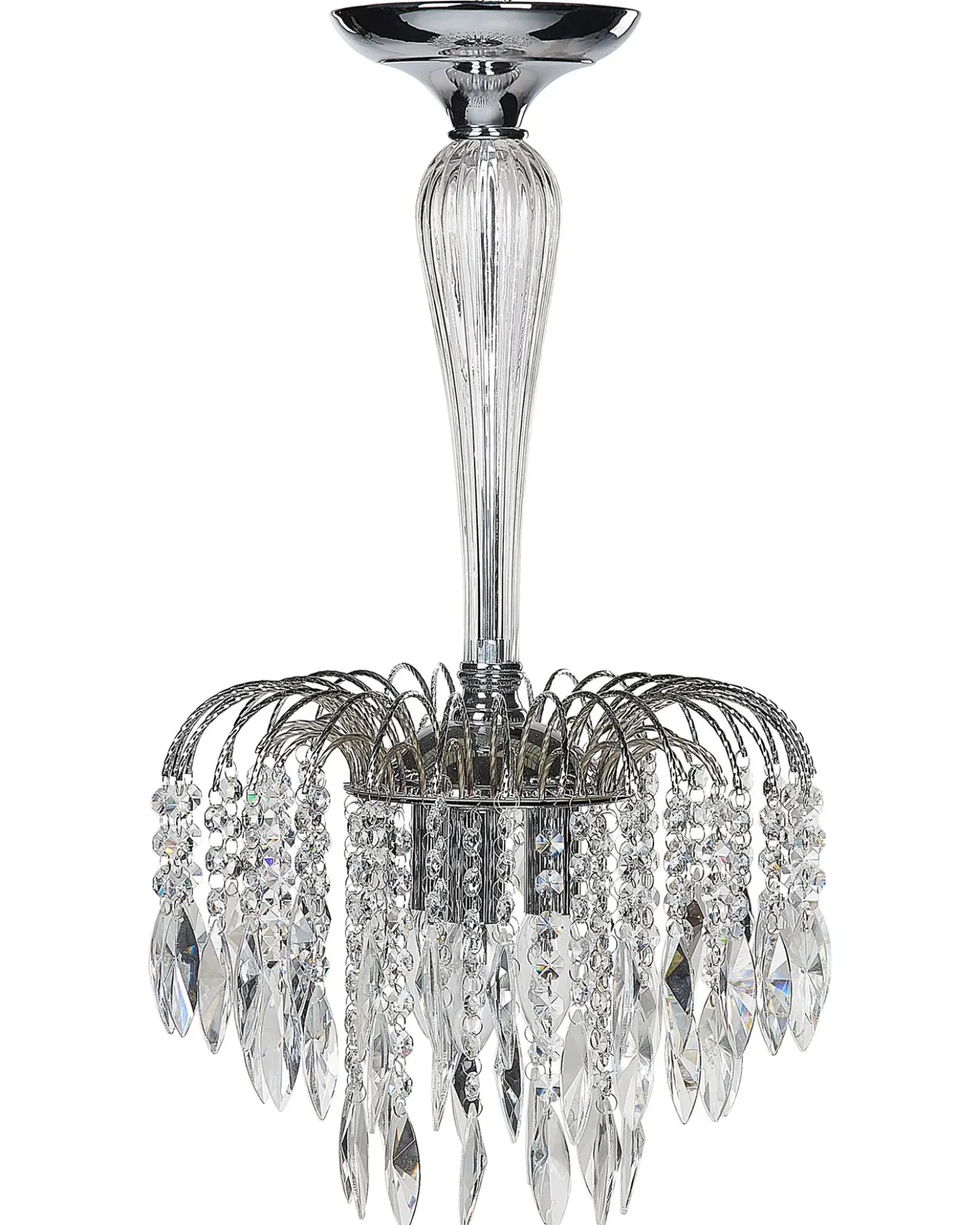 Lampadario ORARA Metallo Argento