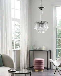 Lampadario ORARA Metallo Argento