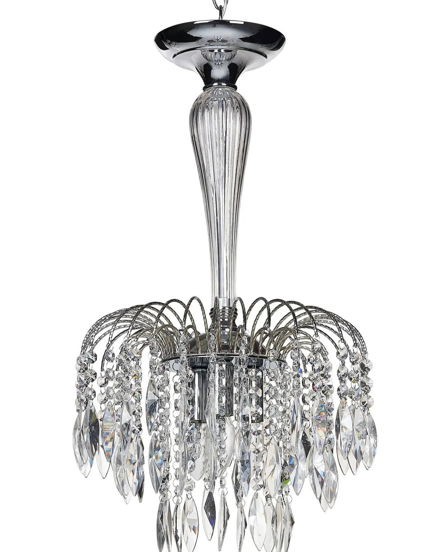 Lampadario ORARA Metallo Argento