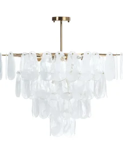 Lampadario OSMORE Vetro Ottone
