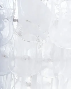 Lampadario OSMORE Vetro Ottone
