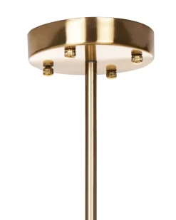 Lampadario OSMORE Vetro Ottone