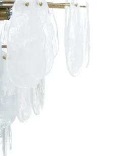 Lampadario OSMORE Vetro Ottone