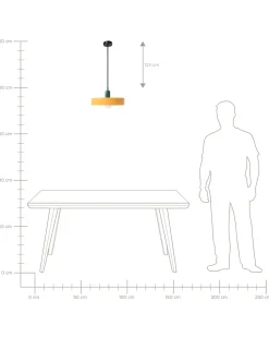 Lampadario PAALA Vetro Arancione