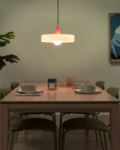Lampadario PAALA Vetro Bianco