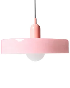 Lampadario PAALA Vetro Rosa