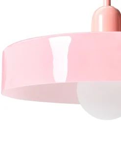 Lampadario PAALA Vetro Rosa