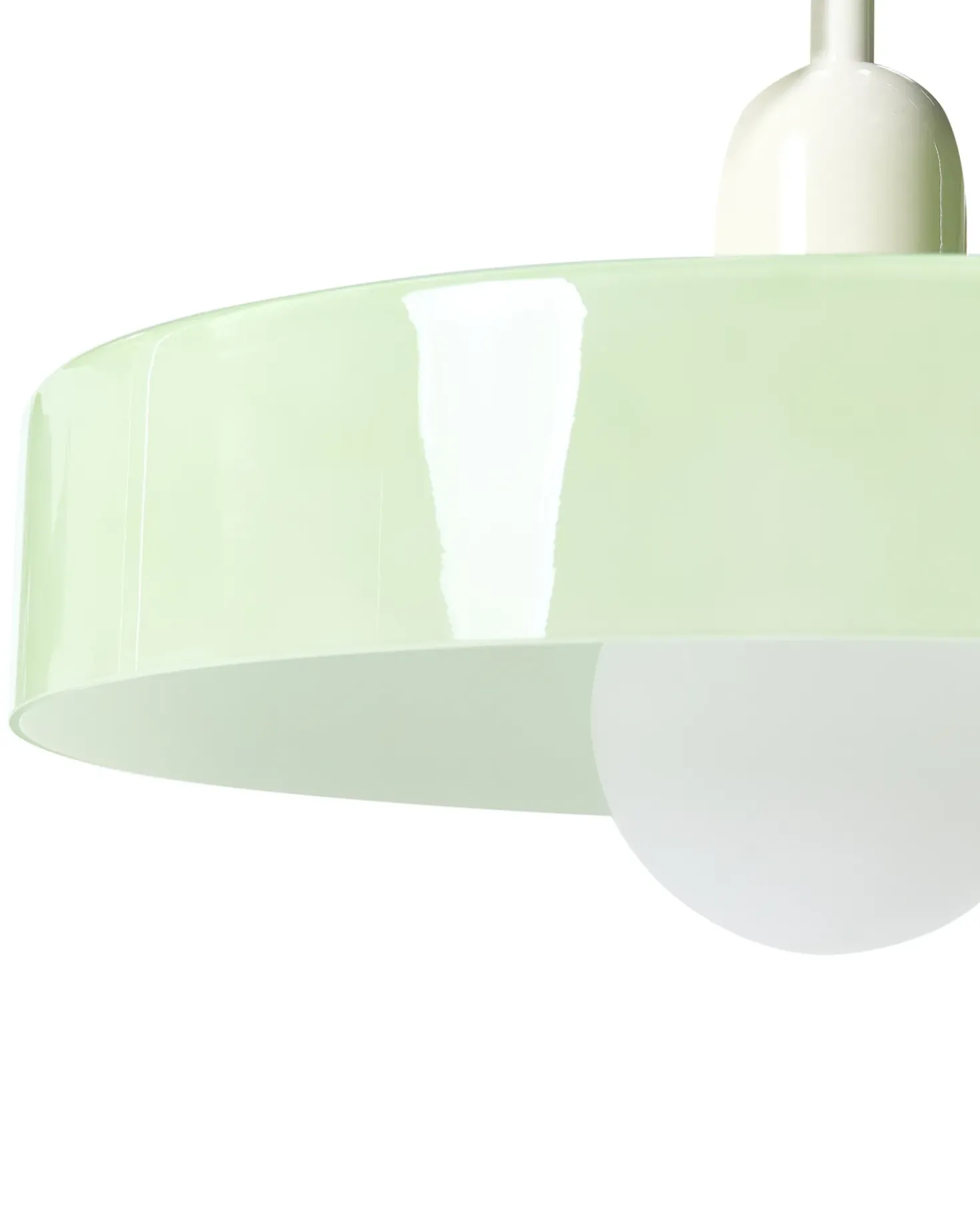 Lampadario PAALA Vetro Verde menta