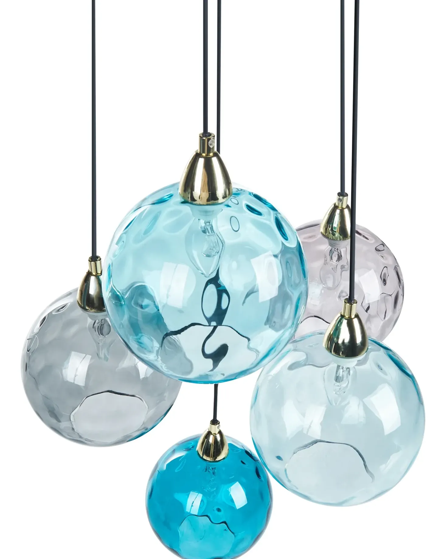 Lampadario PABELLON Vetro Blu