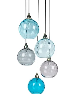 Lampadario PABELLON Vetro Blu