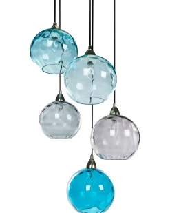 Lampadario PABELLON Vetro Blu