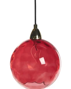 Lampadario PABELLON Vetro Rosso