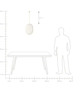 Lampadario PADAMO Bianco