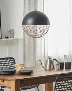 Lampadario PADMA Metallo Nero