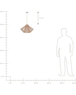 Lampadario PALMETTO Cotone Beige