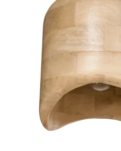 Lampadario PANDU Legno di mango Marrone chiaro