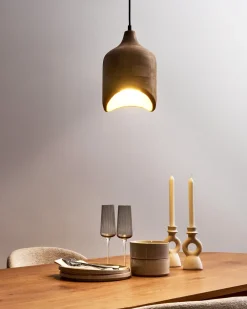 Lampadario PANDU Legno di mango Marrone chiaro