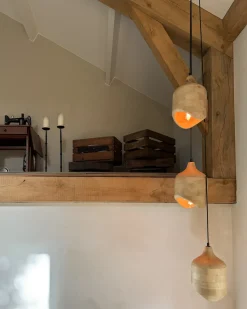 Lampadario PANDU Legno di mango Marrone chiaro