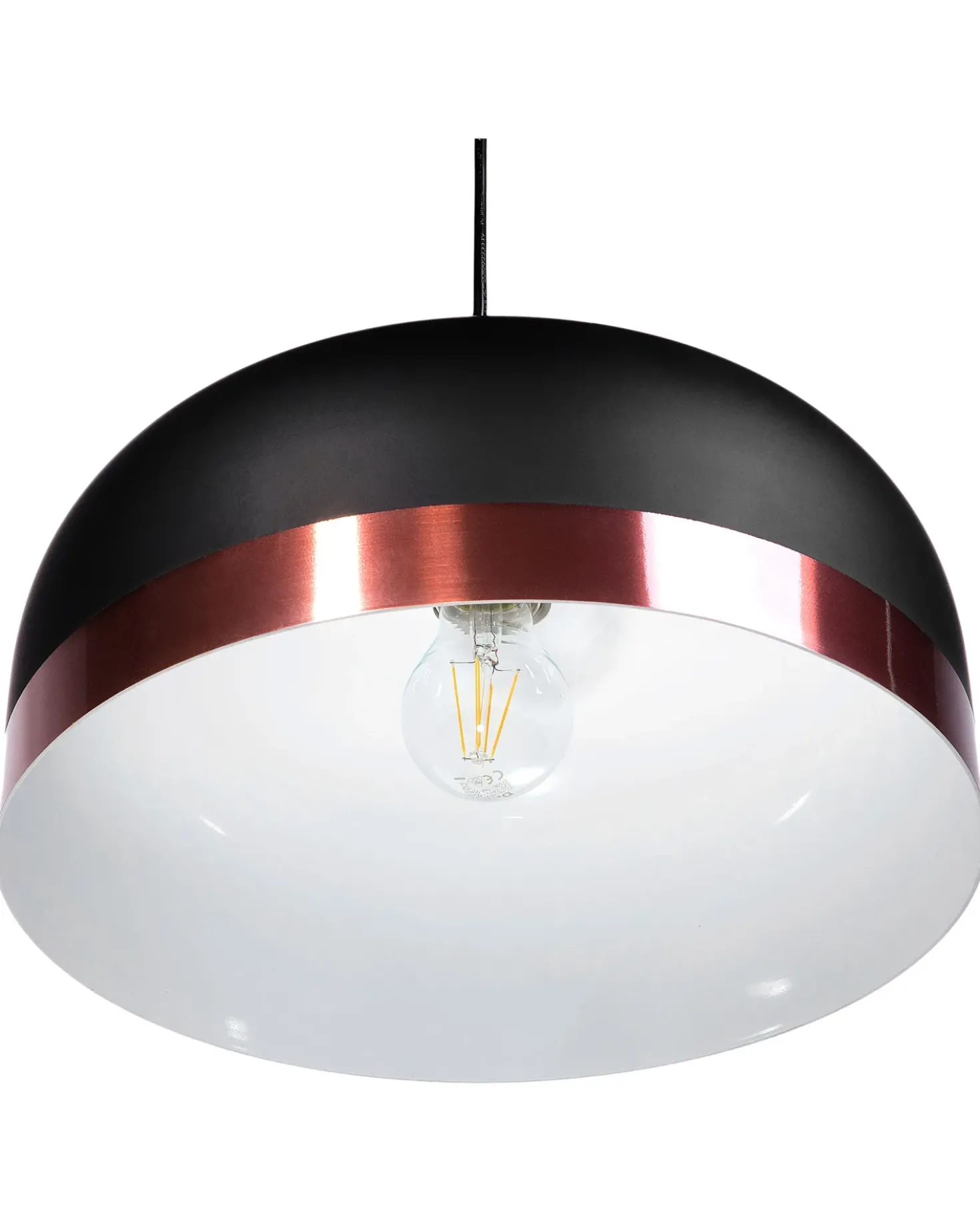Lampadario PARINA Metallo Nero