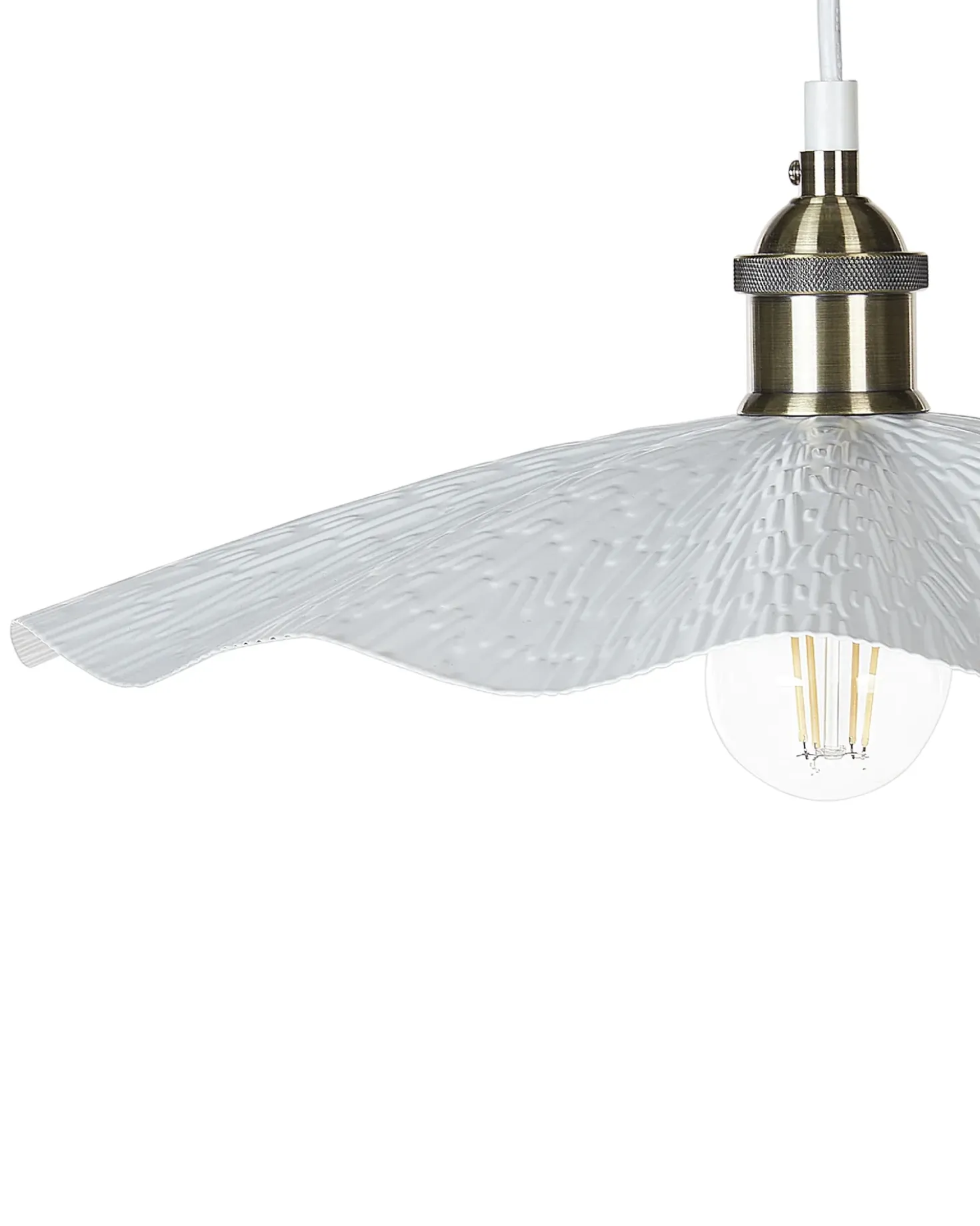 Lampadario PHILS Metallo Bianco